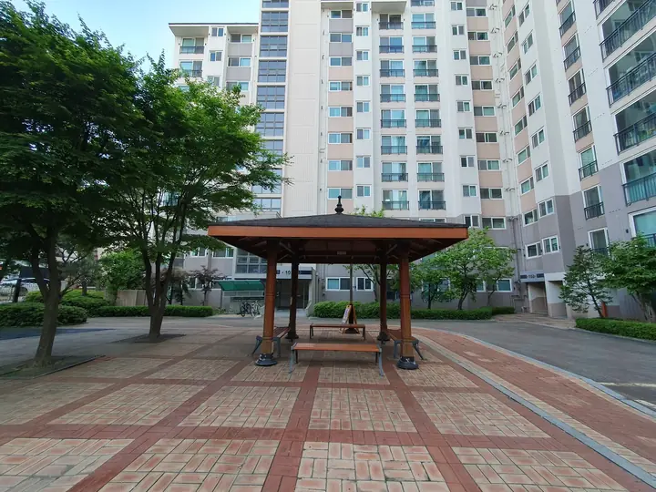 동 앞 광장 전경