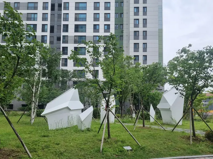 조형 작품 '이동시점으로 본 집'