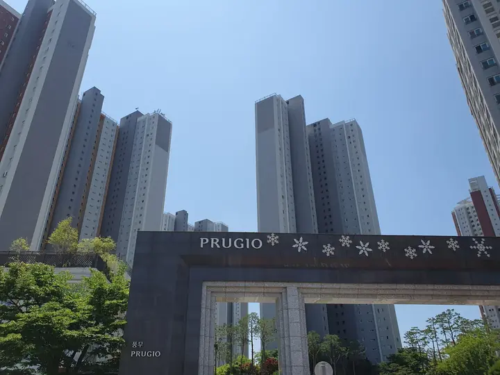 눈꽃 장식 PRUGIO 문주