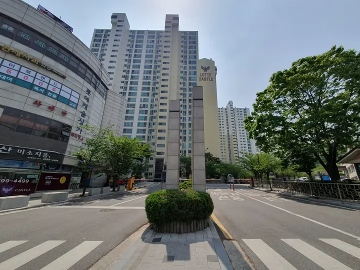공항대로 정문 진입로