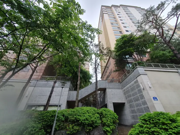 계단 너머 동