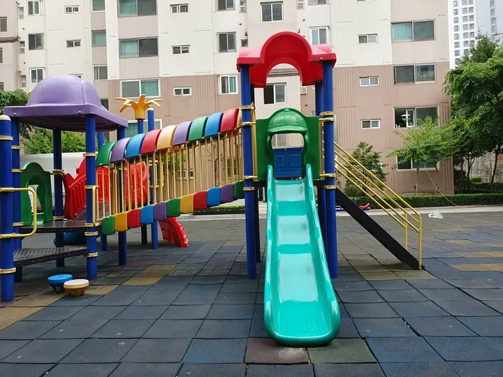 무지개 터널 놀이대